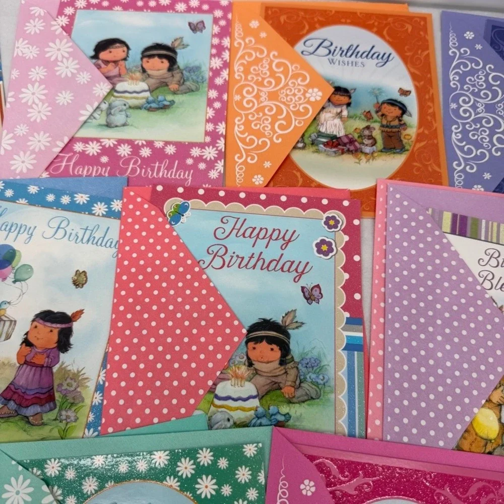 St Labre Indian School Greeting Cards LOT Ellie Colton Art Assorted Ephemera